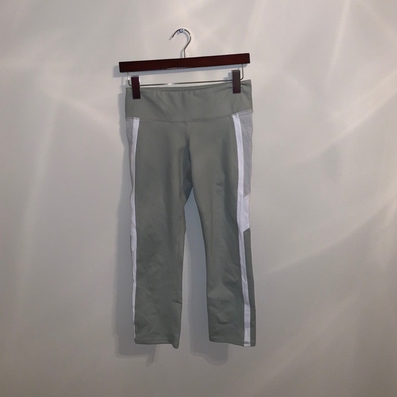 ALO Yoga Pants - alo green & gray leggings